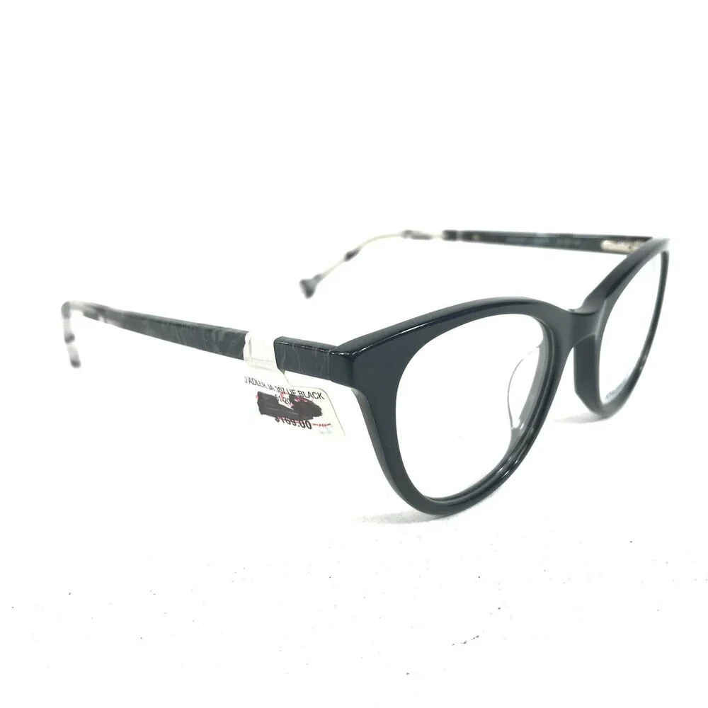 Jonathan Adler Eyeglasses Frames JA307UF Black Gray Marble Cat Eye 51-20-140